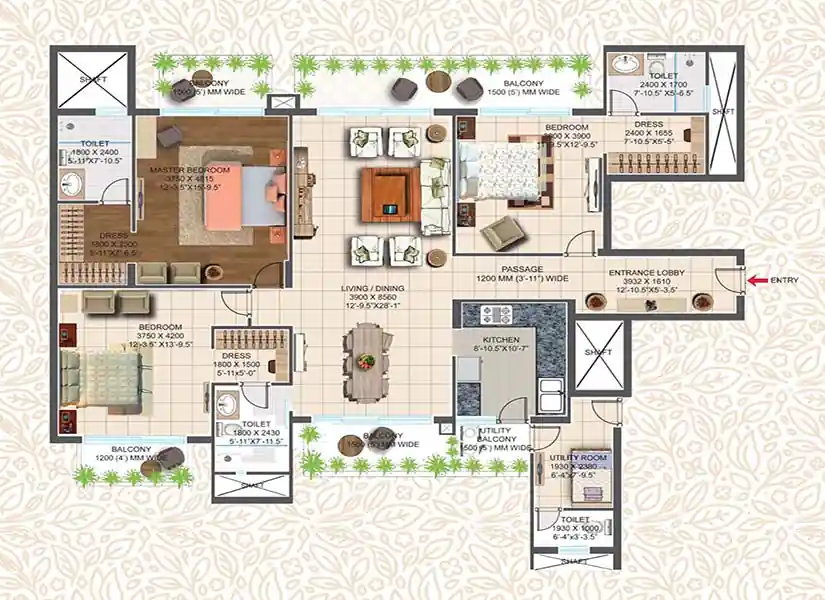 Ace Hanei floor plan